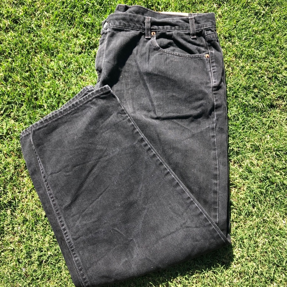 Levi’s 550 Relaxed Big & Tall Black Jeans VINTAGE